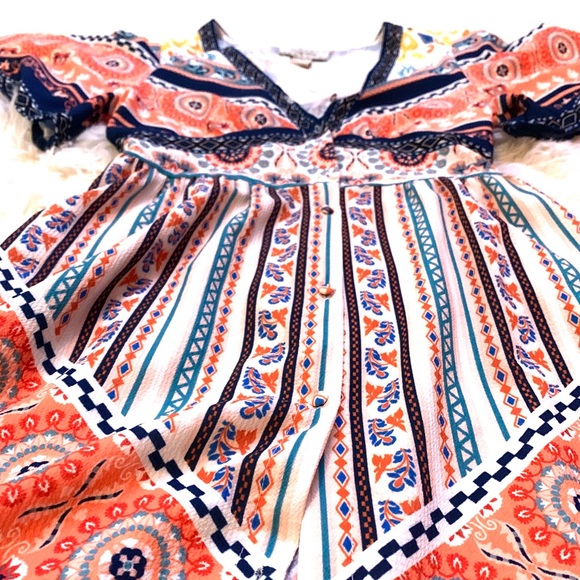 Flying Tomato Button Front Flutter Sleeve Small - Picture 2 of 7